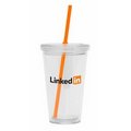 16 Oz. Crystal Acrylic Tumbler